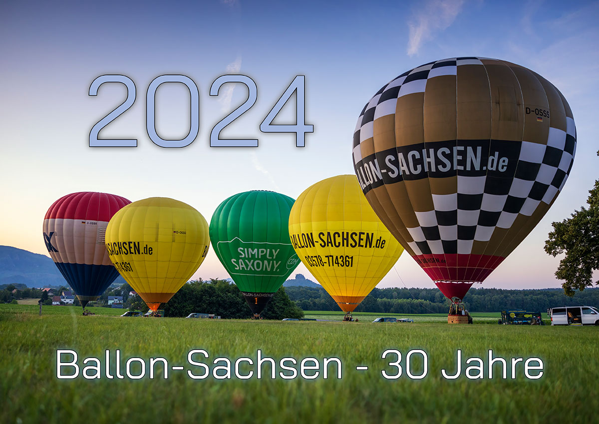 Ballon Kalender 2024 Titelseite