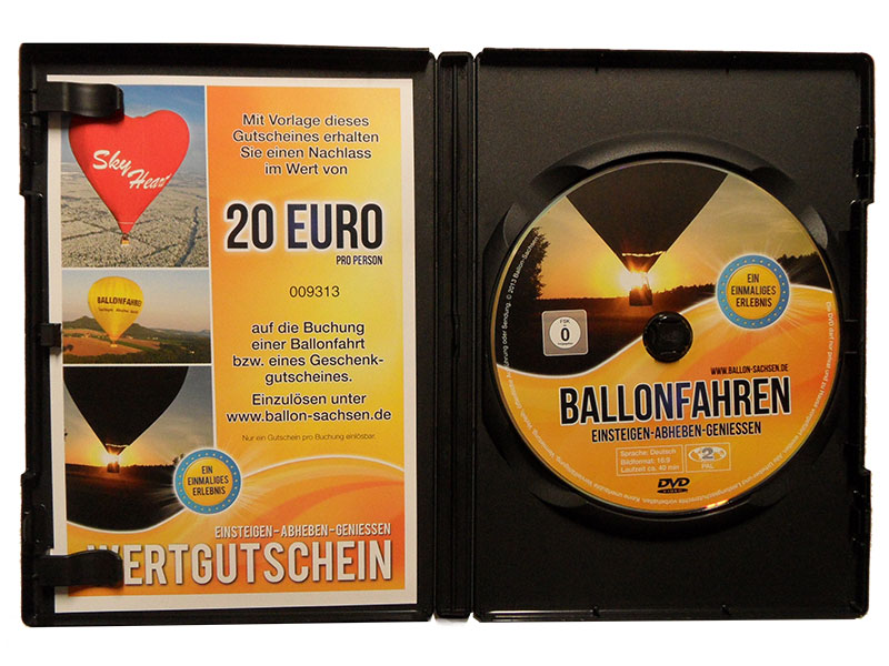 Ballonfahrt DVD aus 30 Jahren Ballon Sachsen
